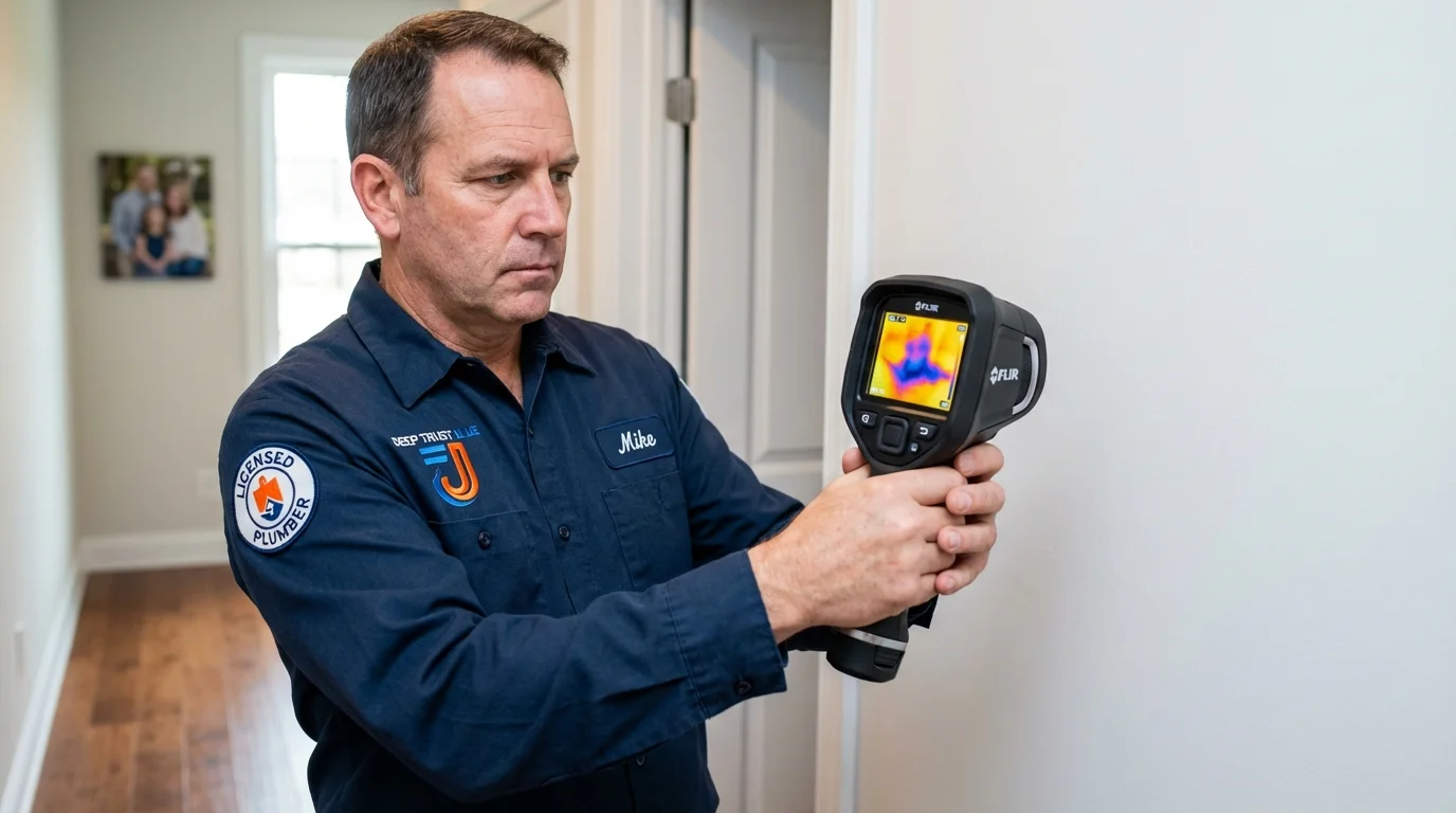 Thermal imaging leak detection by Johns Plumbing LLC in Chipley